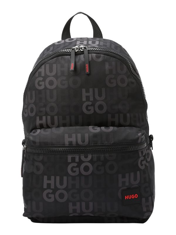 HUGO Red HUGO Red Раница 'Ethon 2.0'  сиво / антрацитно черно / оранжево-червено / черно