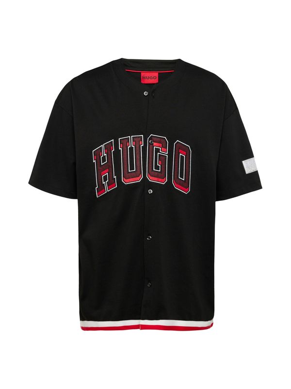 HUGO Red HUGO Red Риза 'Danome'  червено / черно / бяло
