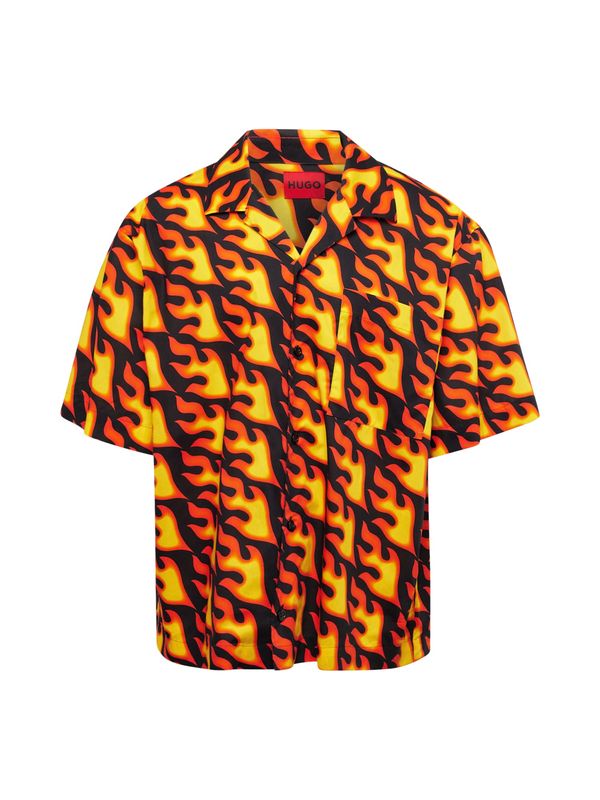 HUGO Red HUGO Red Риза 'Egeeno'  жълто / оранжево / черно