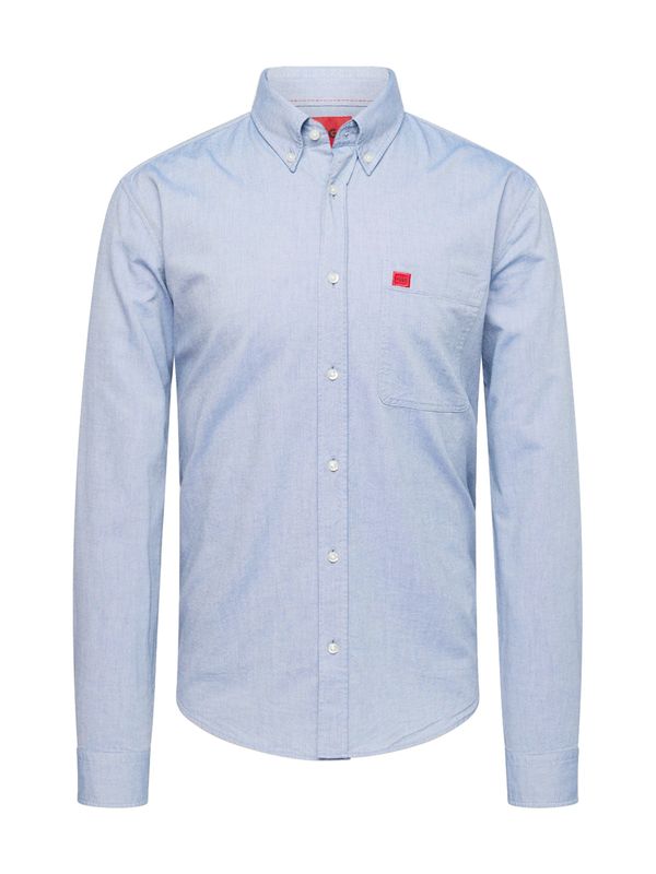 HUGO Red HUGO Red Риза 'Evito'  светлосиньо / червено / черно