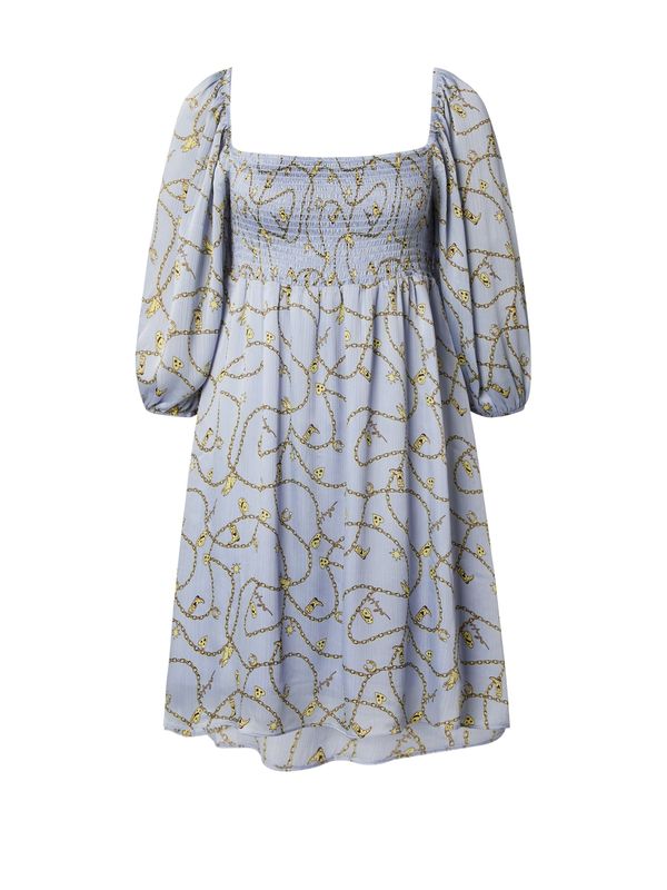 HUGO Red HUGO Red Рокля 'Korbina'  светлосиньо / жълто / черно