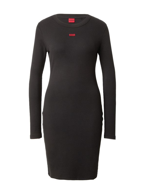 HUGO Red HUGO Red Рокля 'Nemalia'  светлочервено / черно