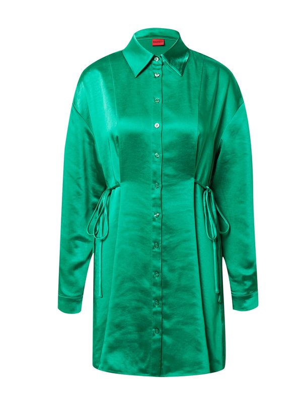 HUGO Red HUGO Red Рокля тип риза 'Keleste'  зелено