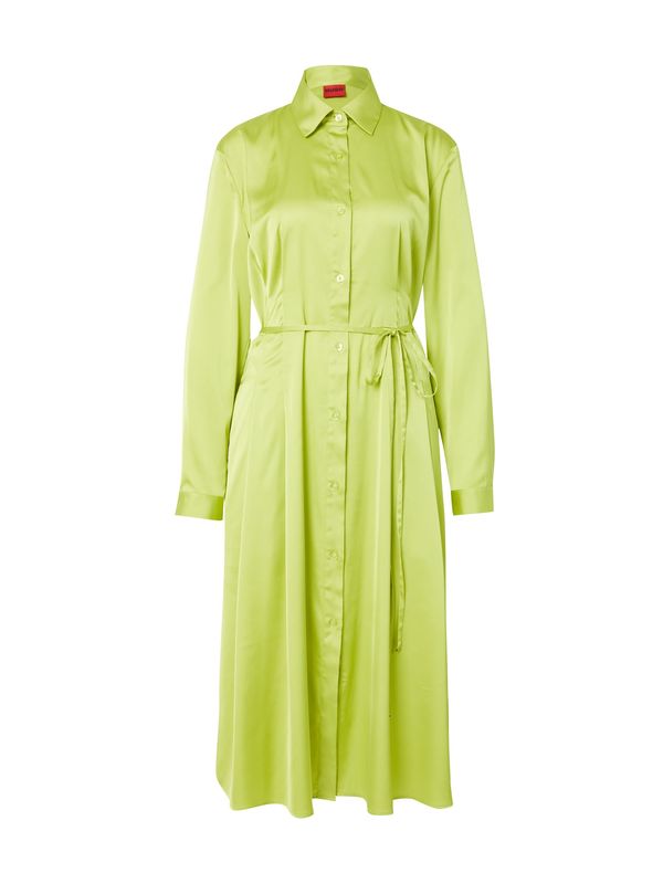 HUGO Red HUGO Red Рокля тип риза 'Kleoma'  лайм