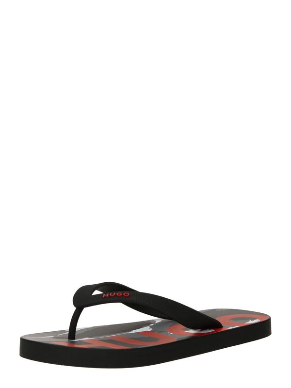 HUGO Red HUGO Red Сандали с разделител за пръстите 'Arvel'  червено / черно