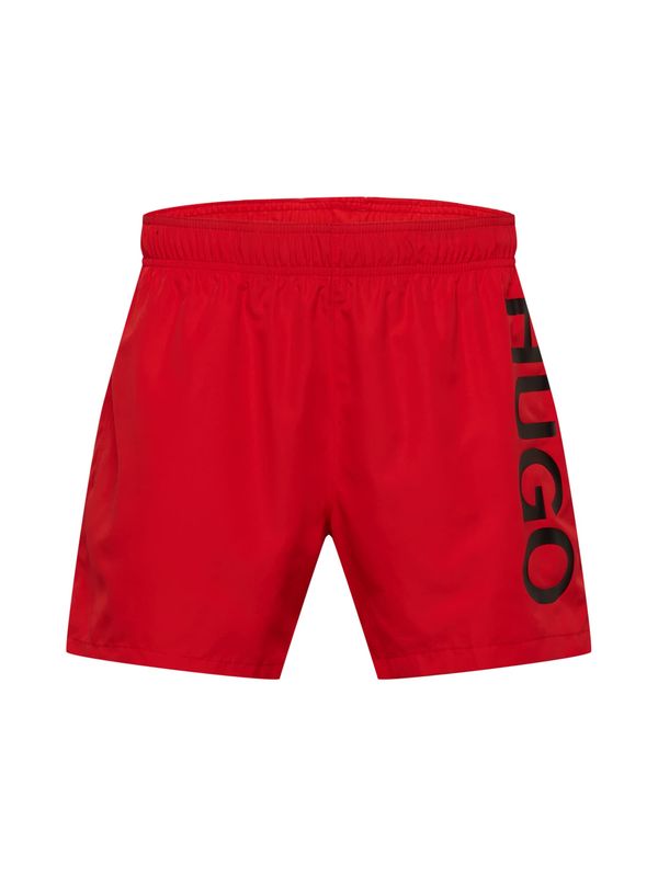 HUGO Red HUGO Red Шорти за плуване 'Abas'  червено / черно