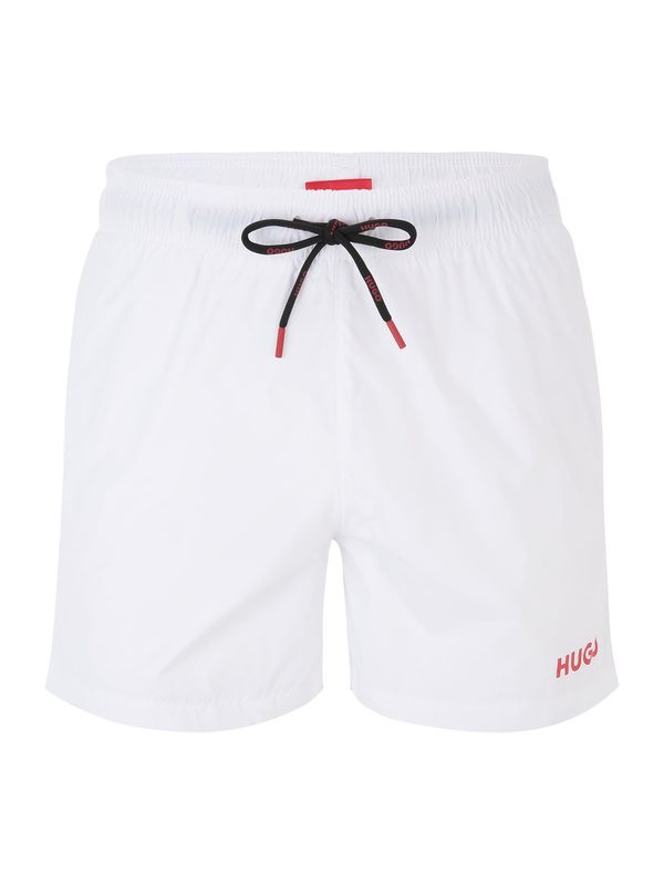 HUGO Red HUGO Red Шорти за плуване 'HAITI'  червено / естествено бяло
