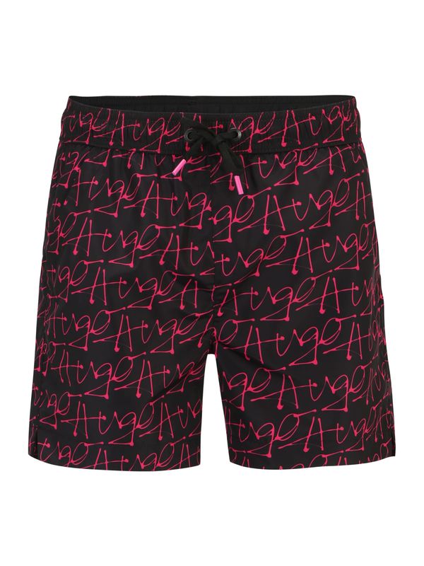 HUGO Red HUGO Red Шорти за плуване 'MARCO'  бледорозово / черно