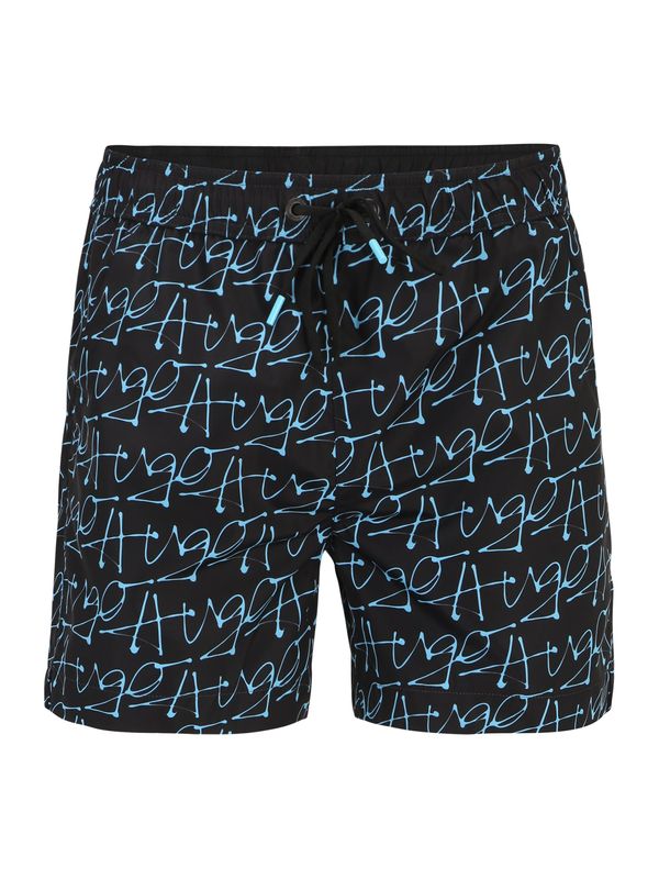 HUGO Red HUGO Red Шорти за плуване 'MARCO'  нейви синьо / аквамарин