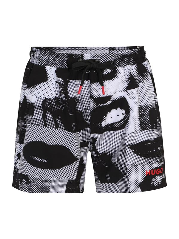 HUGO Red HUGO Red Спортен бански констюм 'PANAMA'  червено / черно / бяло