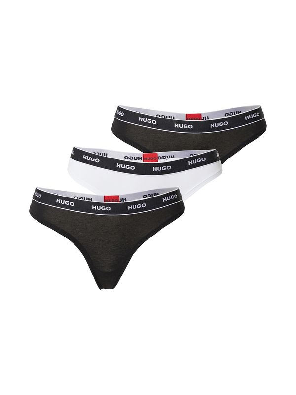 HUGO Red HUGO Red Стринг  черно / бяло
