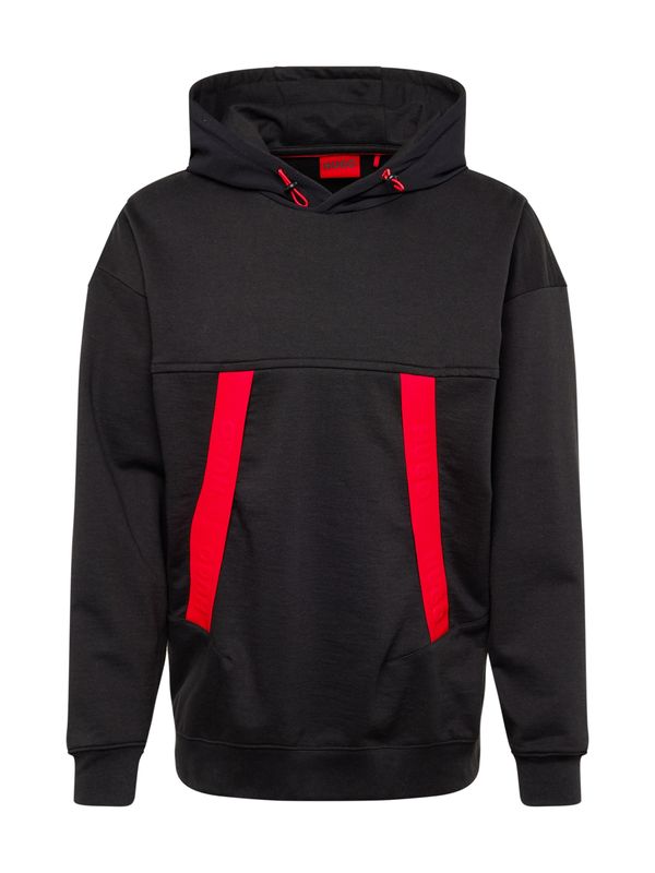 HUGO Red HUGO Red Суичър 'Dechnico'  червено / черно