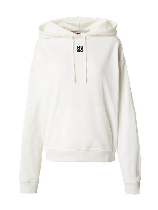 HUGO Red HUGO Red Суичър 'Delfinia'  черно / бяло