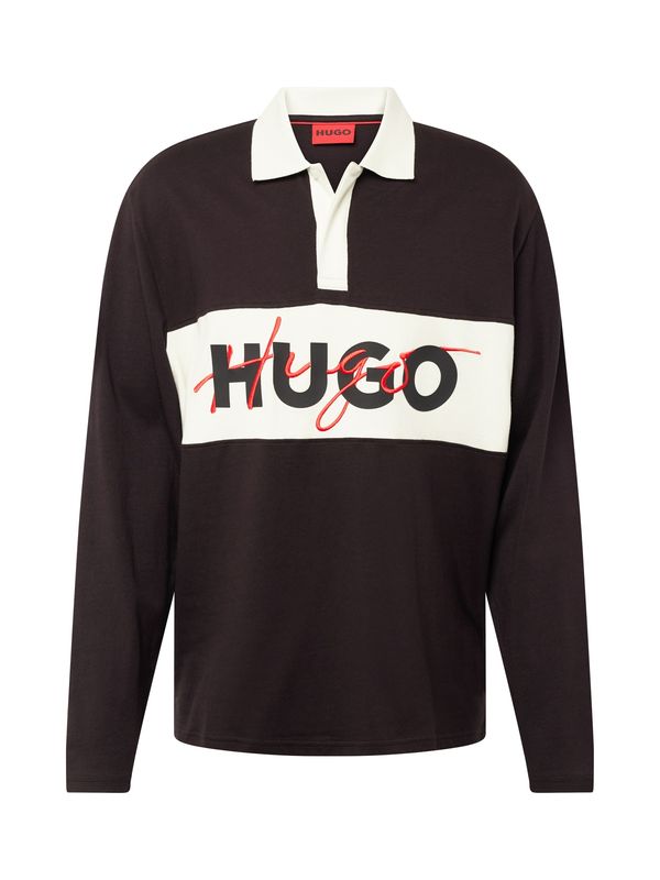 HUGO Red HUGO Red Суичър 'Dilvret'  червено / черно / бяло