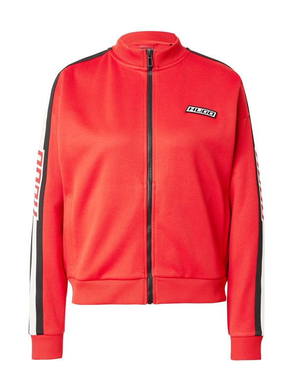 HUGO Red HUGO Red Суичъри с качулка 'Dagonia'  червено / черно / бяло