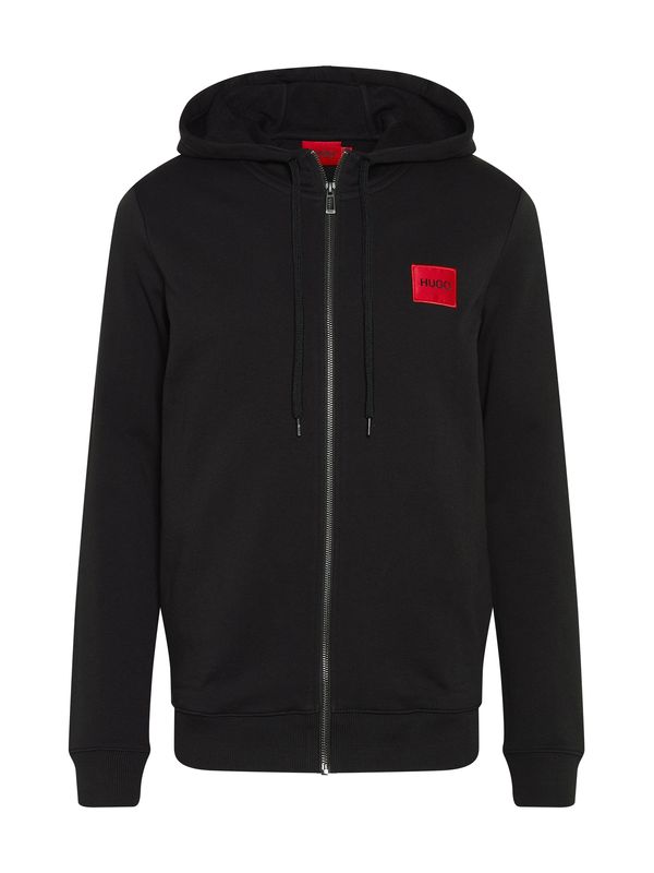 HUGO Red HUGO Red Суичъри с качулка 'Daple'  червено / черно