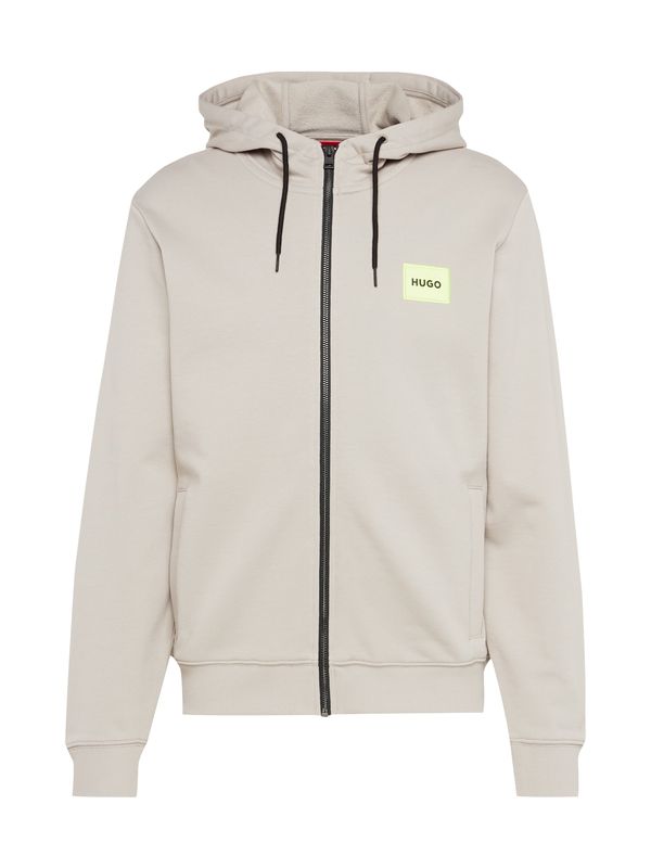 HUGO Red HUGO Red Суичъри с качулка 'Daple'  сиво-бежово / светлозелено / бяло