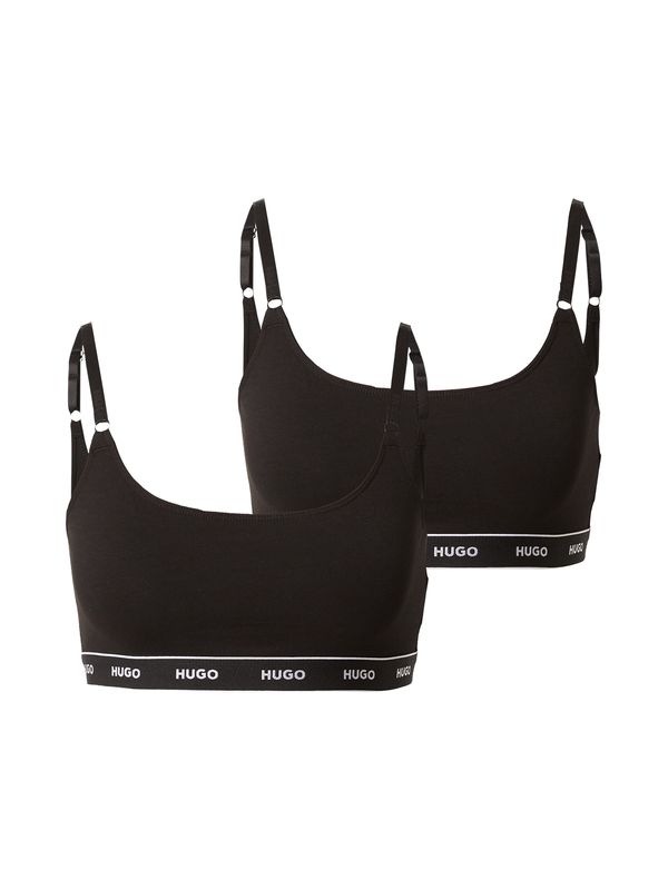 HUGO Red HUGO Red Сутиен  черно / бяло