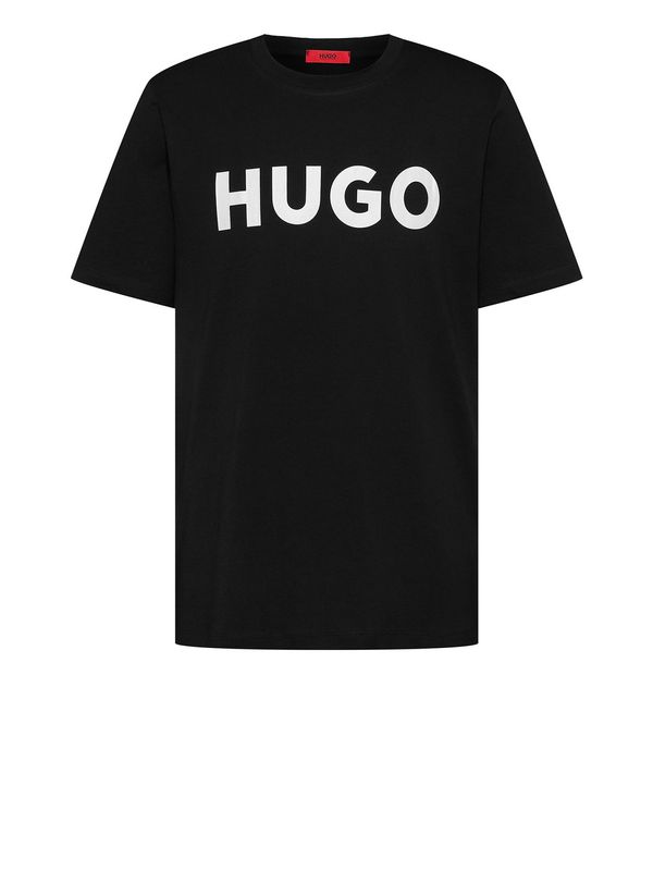 HUGO Red HUGO Red Тениска  черно / бяло