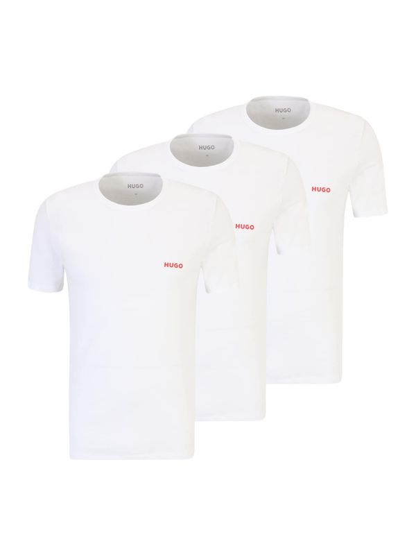 HUGO Red HUGO Red Тениска  червено / бяло