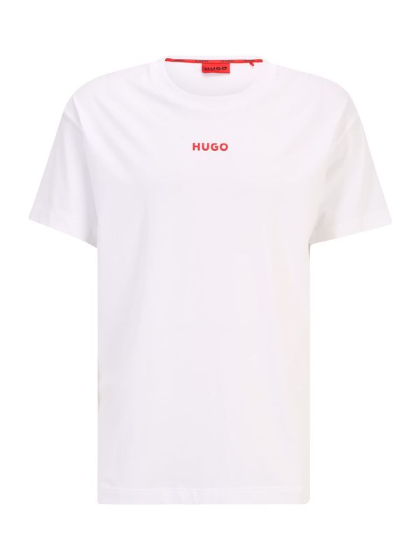 HUGO Red HUGO Red Тениска  червено / бяло