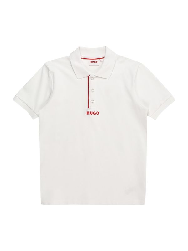 HUGO Red HUGO Red Тениска  червено / бяло