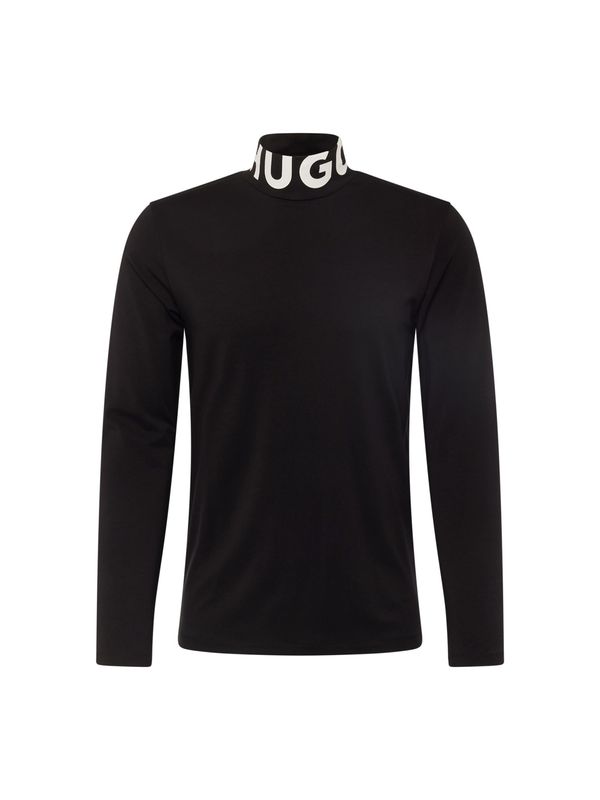 HUGO Red HUGO Red Тениска 'Dardini'  черно / бяло