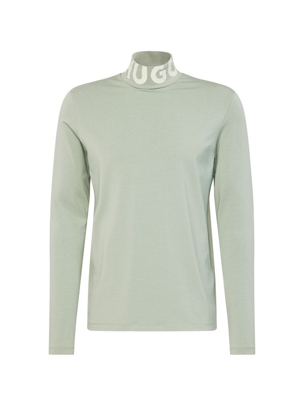 HUGO Red HUGO Red Тениска 'Dardini'  пастелно зелено / бяло