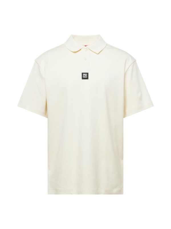 HUGO Red HUGO Red Тениска 'Deabono'  черно / бял памук