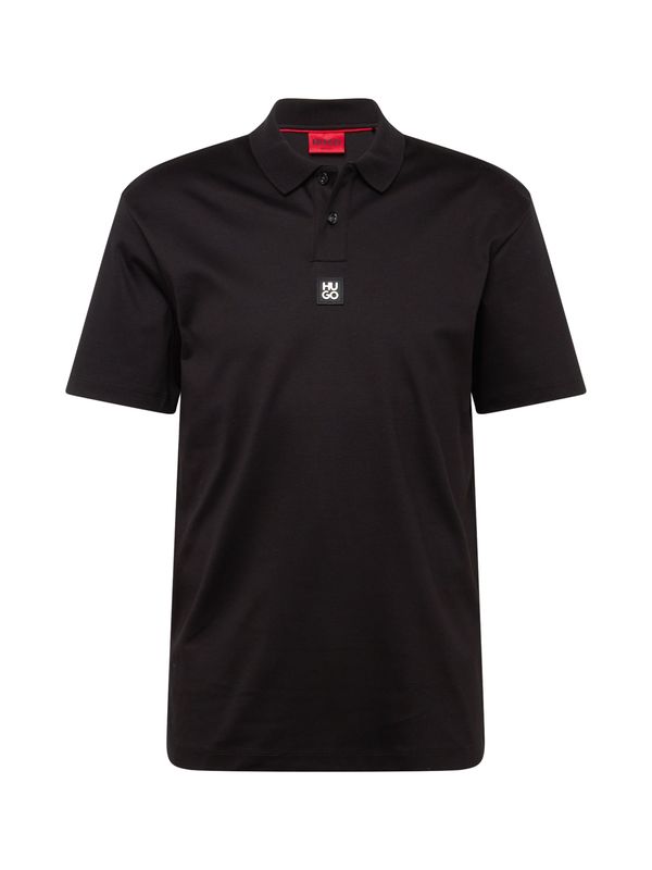 HUGO Red HUGO Red Тениска 'Deabono'  черно / бяло