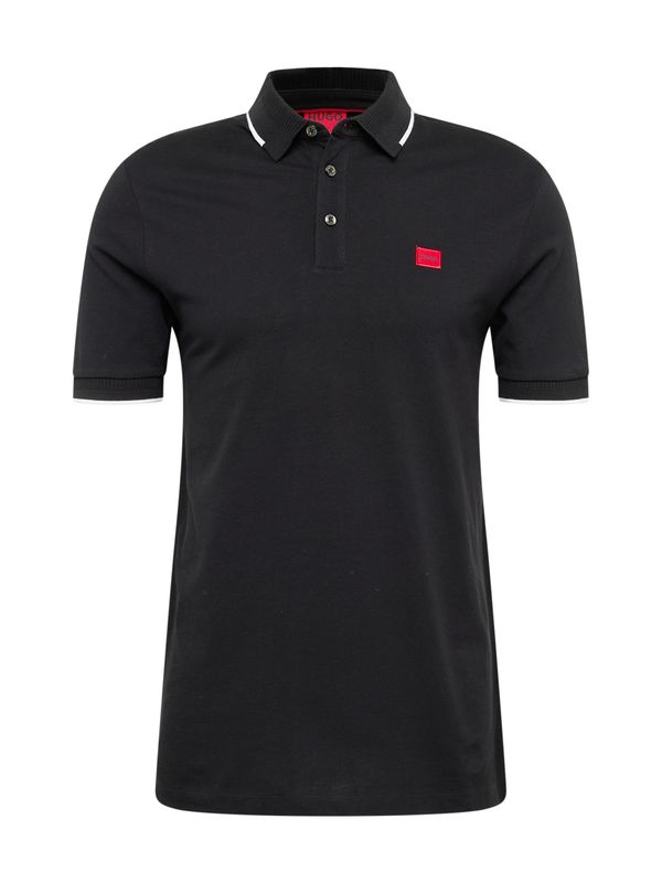 HUGO Red HUGO Red Тениска 'Deresino'  червено / черно / бяло