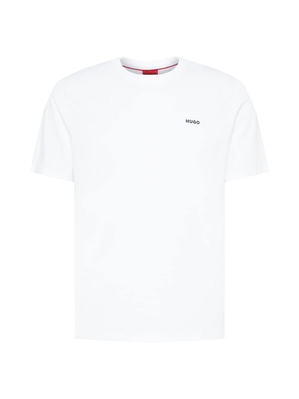 HUGO Red HUGO Red Тениска 'Dero'  тъмносиньо / бяло