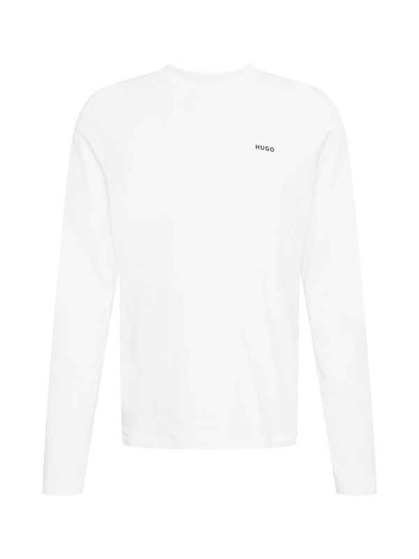 HUGO Red HUGO Red Тениска 'Derol 222'  черно / бяло