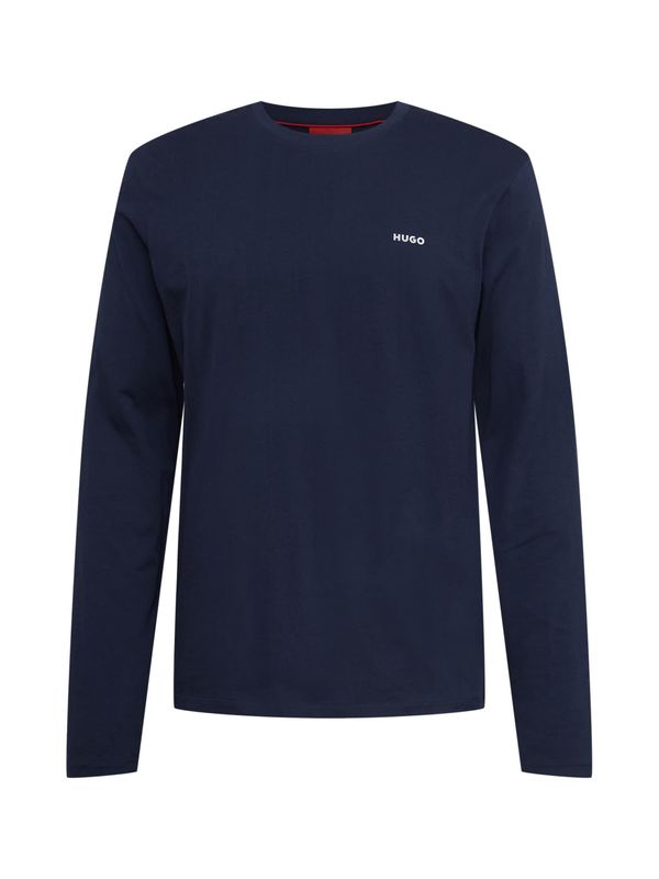 HUGO Red HUGO Red Тениска 'Derol 222'  нощно синьо / бяло