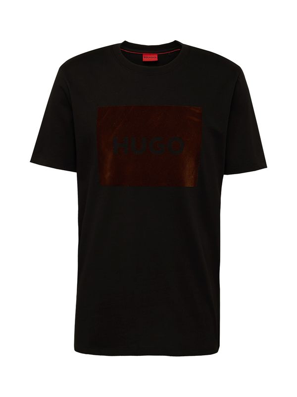 HUGO Red HUGO Red Тениска 'Dulive_V'  алено / черно