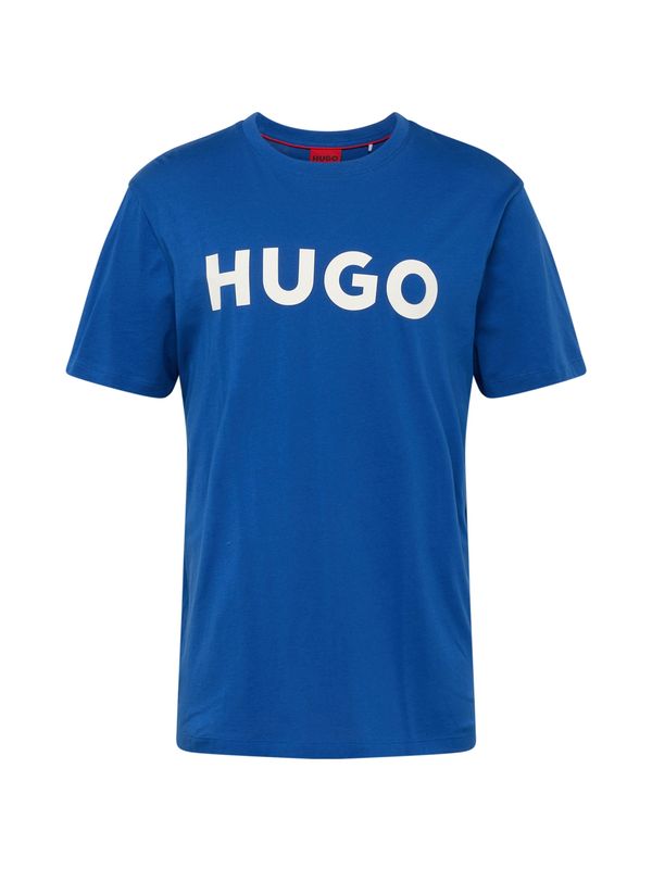 HUGO Red HUGO Red Тениска 'Dulivio'  кралско синьо / бяло