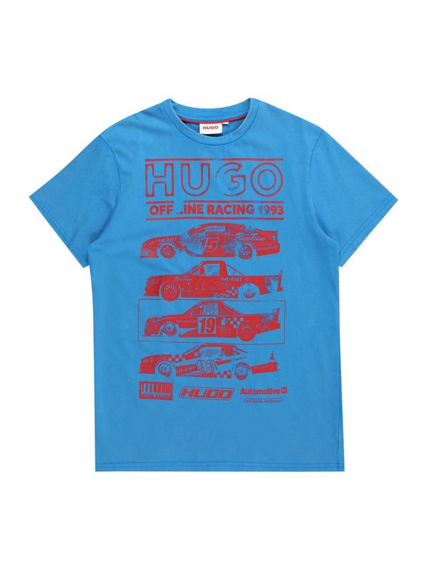 HUGO Red HUGO Red Тениска  синьо / червено