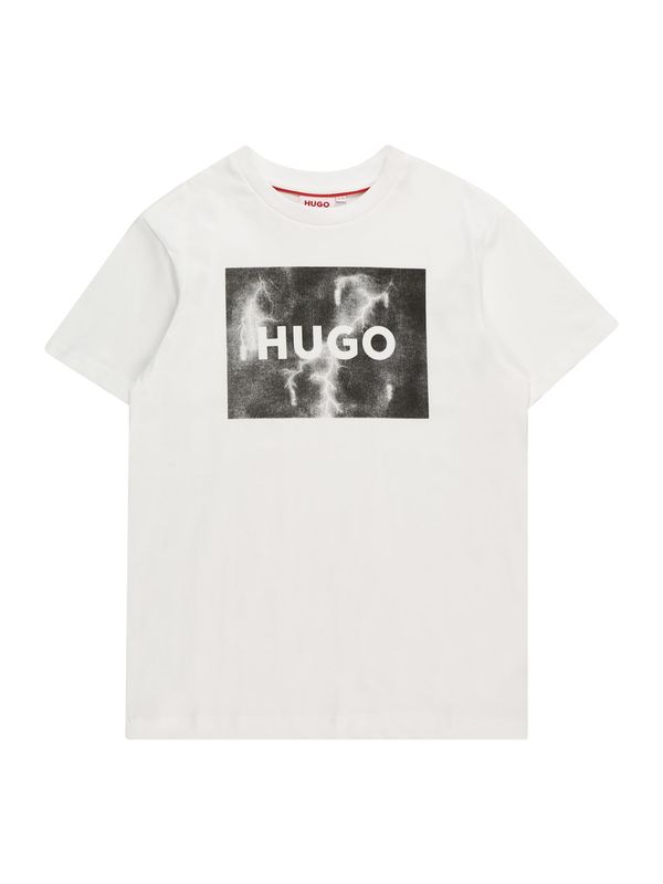 HUGO Red HUGO Red Тениска  тъмносиво / черно / бяло