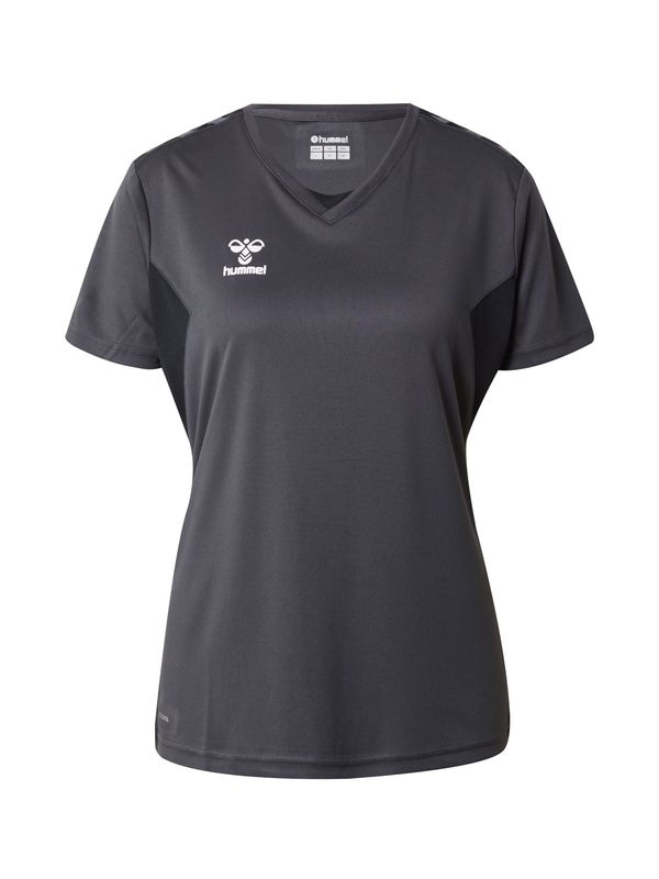 Hummel Hummel Функционална тениска 'AUTHENTIC'  антрацитно черно / бяло