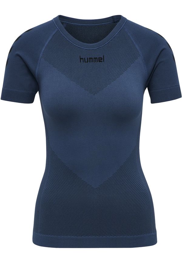 Hummel Hummel Функционална тениска 'First Seamless'  морскосиньо / черно