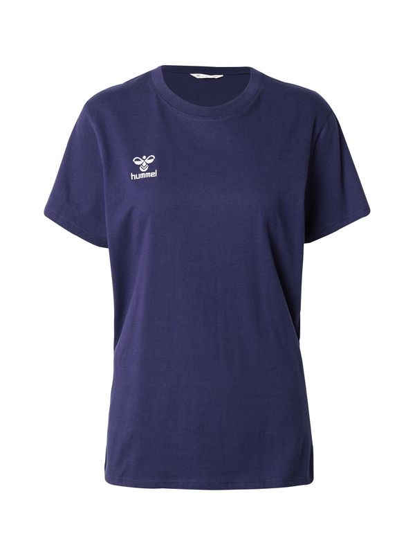Hummel Hummel Функционална тениска 'Go 2.0'  морскосиньо / бяло