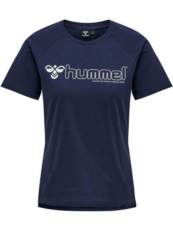 Hummel Hummel Функционална тениска 'Noni 2.0'  морскосиньо / бяло