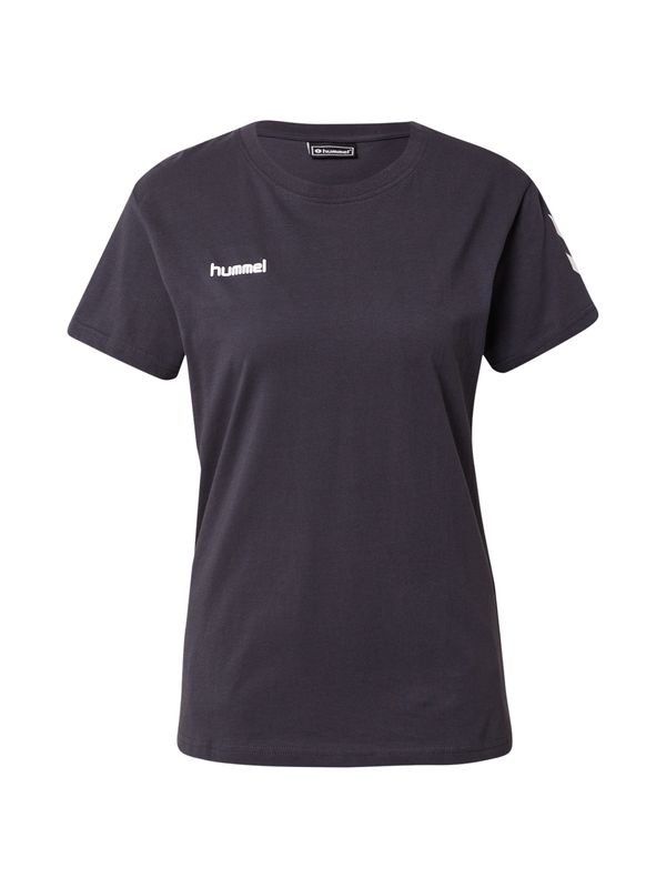 Hummel Hummel Функционална тениска  нощно синьо / бяло