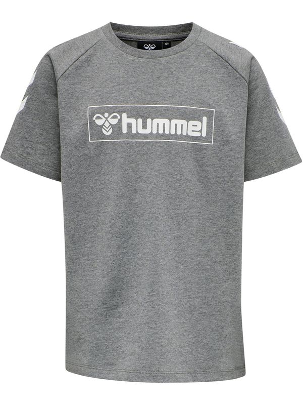 Hummel Hummel Функционална тениска  сив меланж / бяло