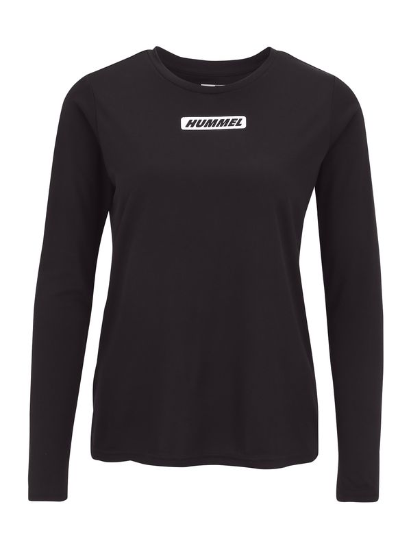 Hummel Hummel Функционална тениска 'Tola'  черно / бяло