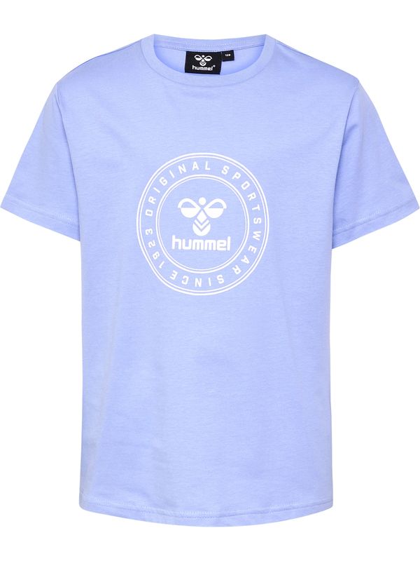 Hummel Hummel Функционална тениска 'Tres'  пастелно синьо / бяло