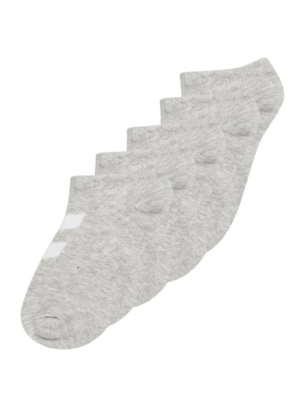 Hummel Hummel Къси чорапи 'Match Me'  сив меланж / бяло