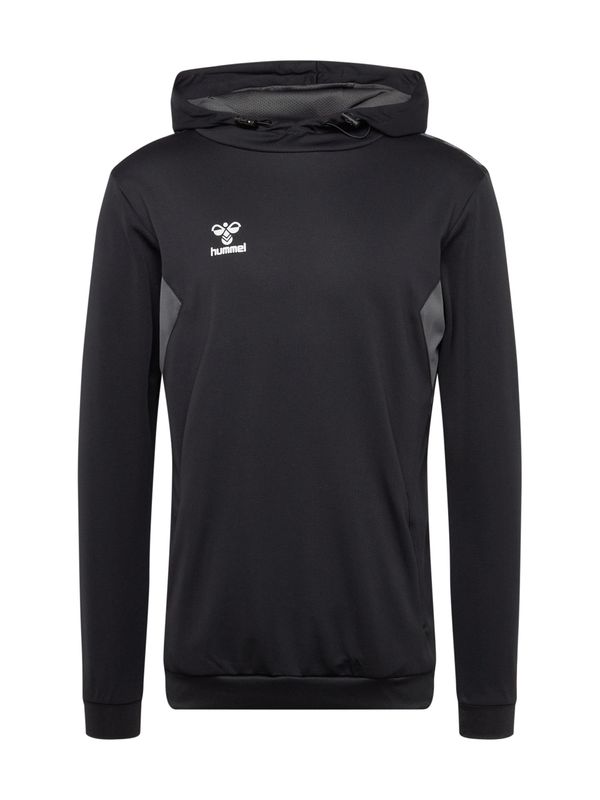 Hummel Hummel Спортен блузон 'Authentic PL'  сиво / черно / бяло