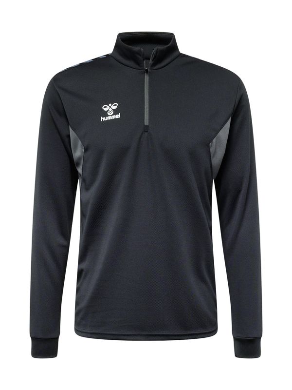 Hummel Hummel Спортен блузон 'AUTHENTIC'  сиво / черно / бяло