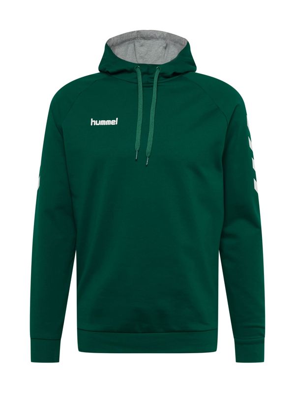 Hummel Hummel Спортен блузон  сив меланж / тъмнозелено / бяло